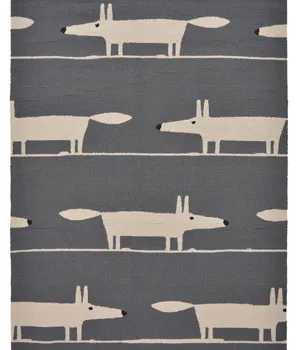 Авторские ковры ручной работы  SCION LIVING OUTDOOR Mr.Fox-Charcoal 425305 -