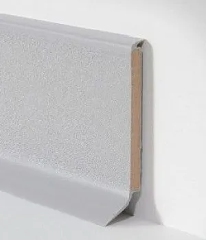 Плинтус DOLLKEN Cubu flex life M60 цвет: ALUMINIUM METALIK 1168 - Dollken