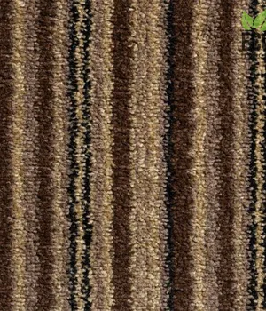 Ковровое покрытие Wembley 590, полоска: черная, коричневая, бежевая - Condor-Carpets