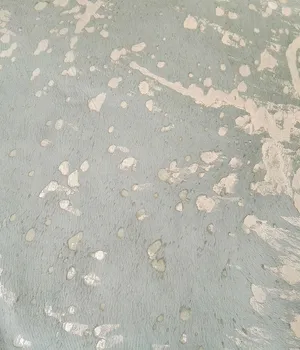Ковер из натуральной кожи COW BEIGE ACID BRONCE SKIN, бежевая с вкраплениями позолоты -