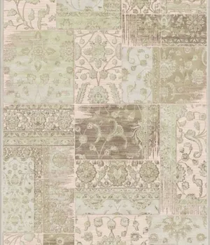 Ковер F-she 187c493440, большие цветы, фактура, теплый тон -