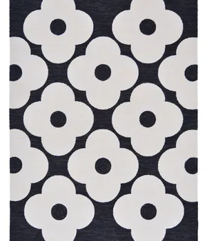 Авторские ковры ручной работы ORLA KIELY OUTDOOR spot flower black 460805 -