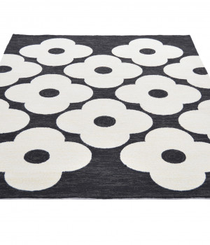 Авторские ковры ручной работы ORLA KIELY OUTDOOR spot flower black 460805 -