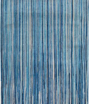 Covor fabricat manual LOUIS DE POORTERE Atlantic Blue Stripes 8485 - Louis-de-Poortere