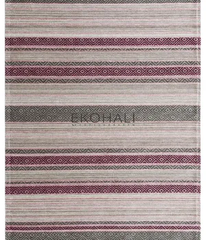 Covor EKOHALI INKA Kilim IN 02 CREAM LILA - EKOHALI