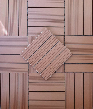 Scandura pentru terasa decking H04 Rust Red Plastic Composite (white base) -
