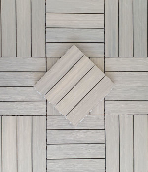 Scandura pentru terasa decking Antique Plastic Composite (white base) -