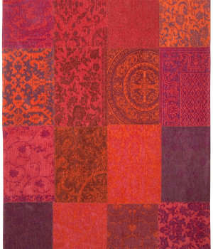 Covor fabricat manual LOUIS DE POORTERE Vintage Orange Purple Ledy in Crimson 8103 - Louis-de-Poortere