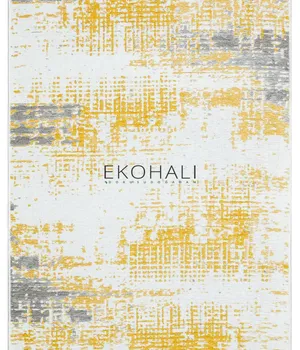 Covor EKOHALI Noa Kilim NK 01 Yellow Grey - EKOHALI