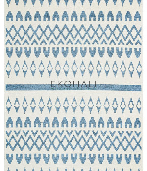 Covor EKOHALI Mondo Kilim MD 03 Blue - EKOHALI