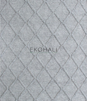 Covor impletit manual  EKOHALI Jade Diamond Grey XW - EKOHALI