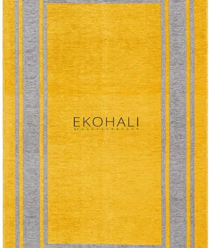 Covor EKOHALI Noa Kilim NK 06 Grey Yellow - EKOHALI