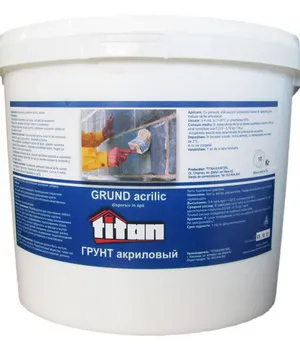 Emulsie de grunduire pentru substraturile neabsorbante TITAN -