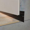 Plinta montare ascunsa 42 x 16.7 mm, negru
