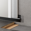 Plinta montare ascunsa 42 x 16.7 mm, negru