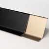 Plinte din aluminiu SLIM black/champagne 90MM