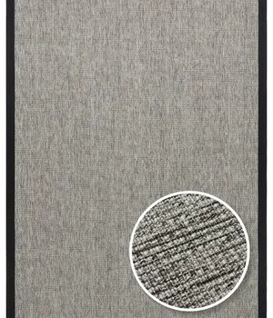Covor fabricat manual E-H VENTURA VNT 2705 GREY BRD BLACK 80*150 (cu bordura)