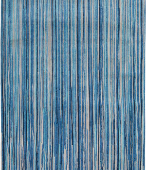 Ковёр ручной работы LOUIS DE POORTERE Atlantic Blue Stripes 8485 - Louis-de-Poortere