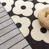 Авторские ковры ручной работы ORLA KIELY OUTDOOR spot flower black 460805 -