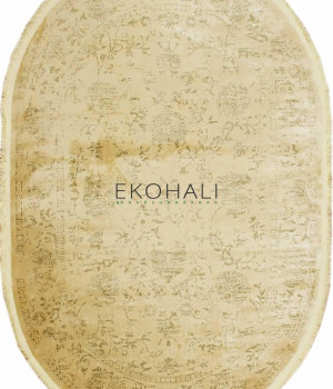 Ковёр ручной работы E-H Color line MG165 GOLD(OVAL) - EKOHALI