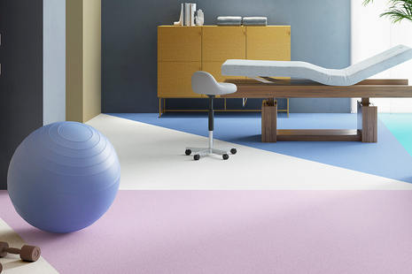 Linoleum medical antibacterial